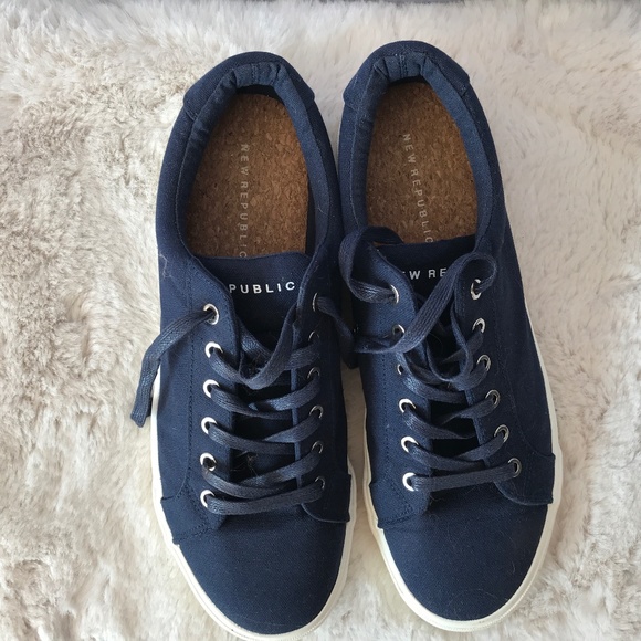 New Republic Navy Canvas Sneaker size 11.5 Mens - Picture 1 of 7